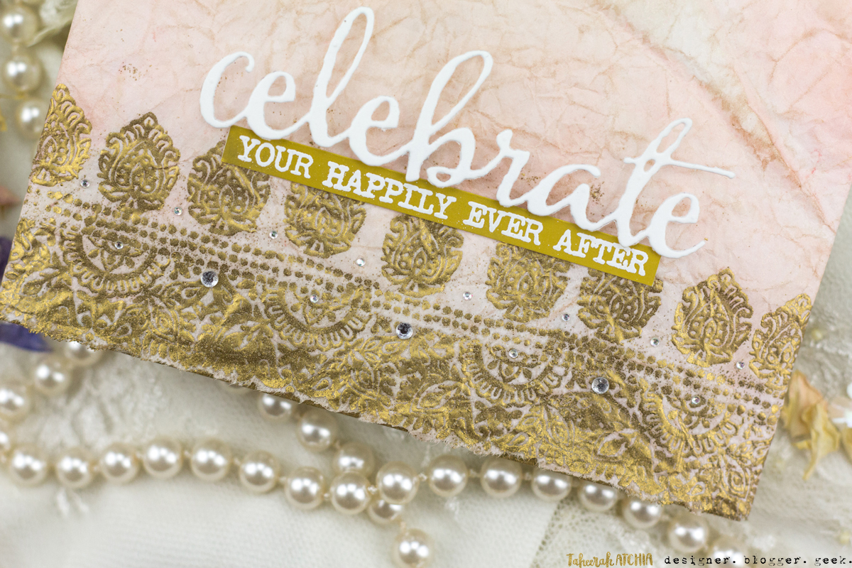 Celebrate Your Happily Ever After Indian Wedding Card by Taheerah Atchia