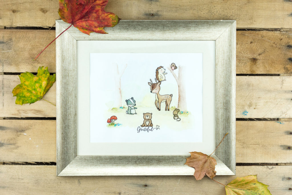 Into The Woods Woodland Scene Wall Art by Taheerah Atchia
