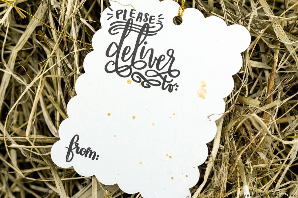 Please Deliver Little Baby Jesus Tags Reverse by Taheerah Atchia