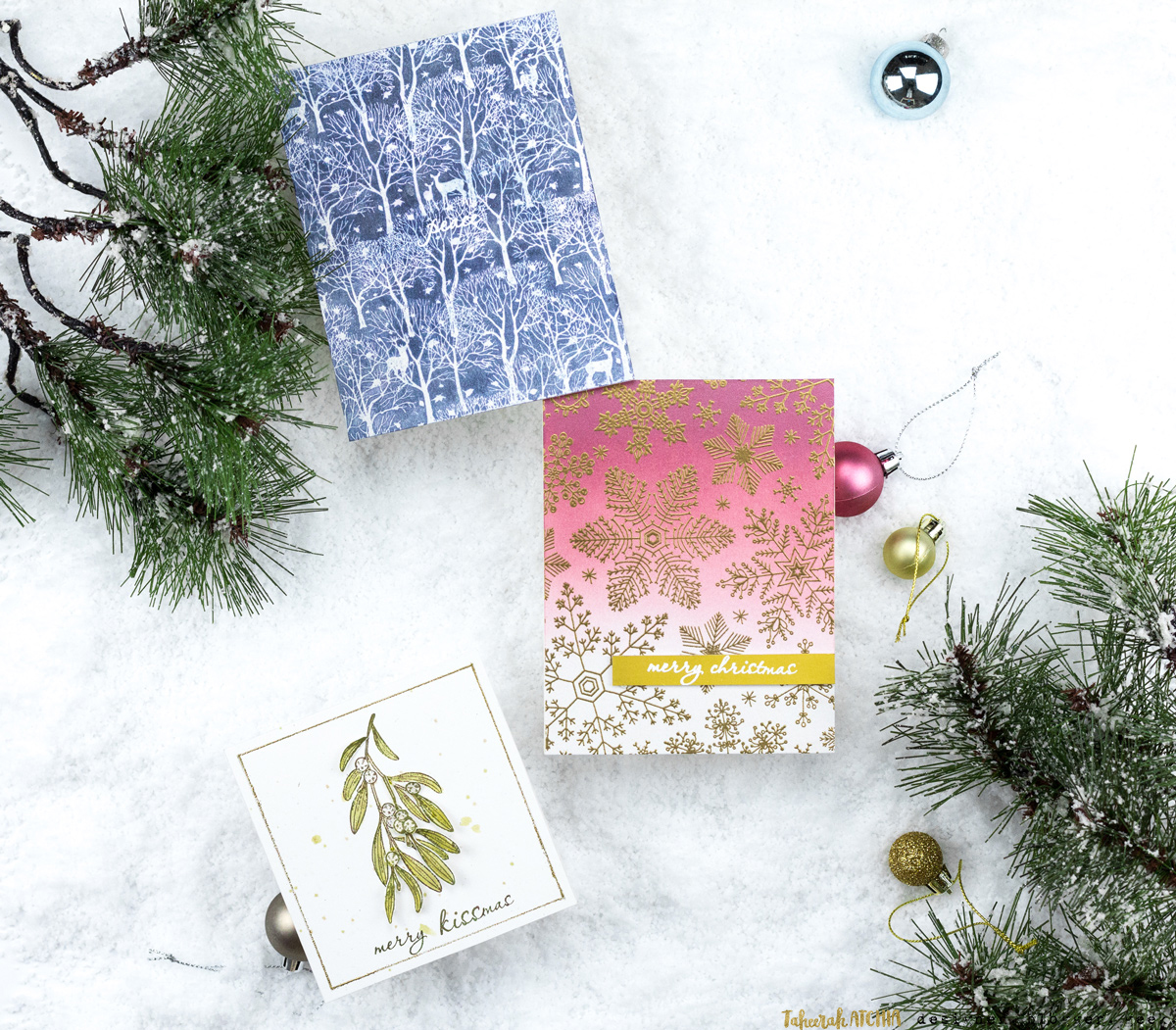 Christmas Cards with Hero Arts by Taheerah Atchia