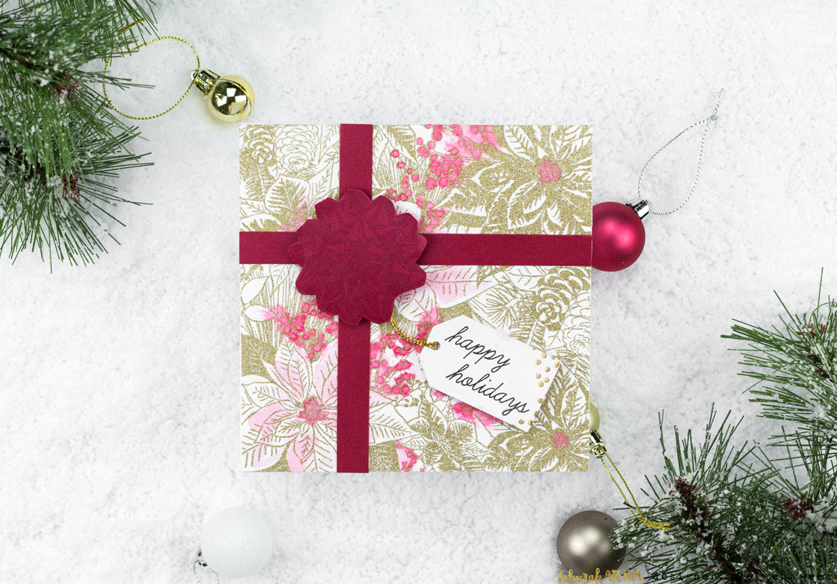 Happy Holidays Present Card by Taheerah Atchia