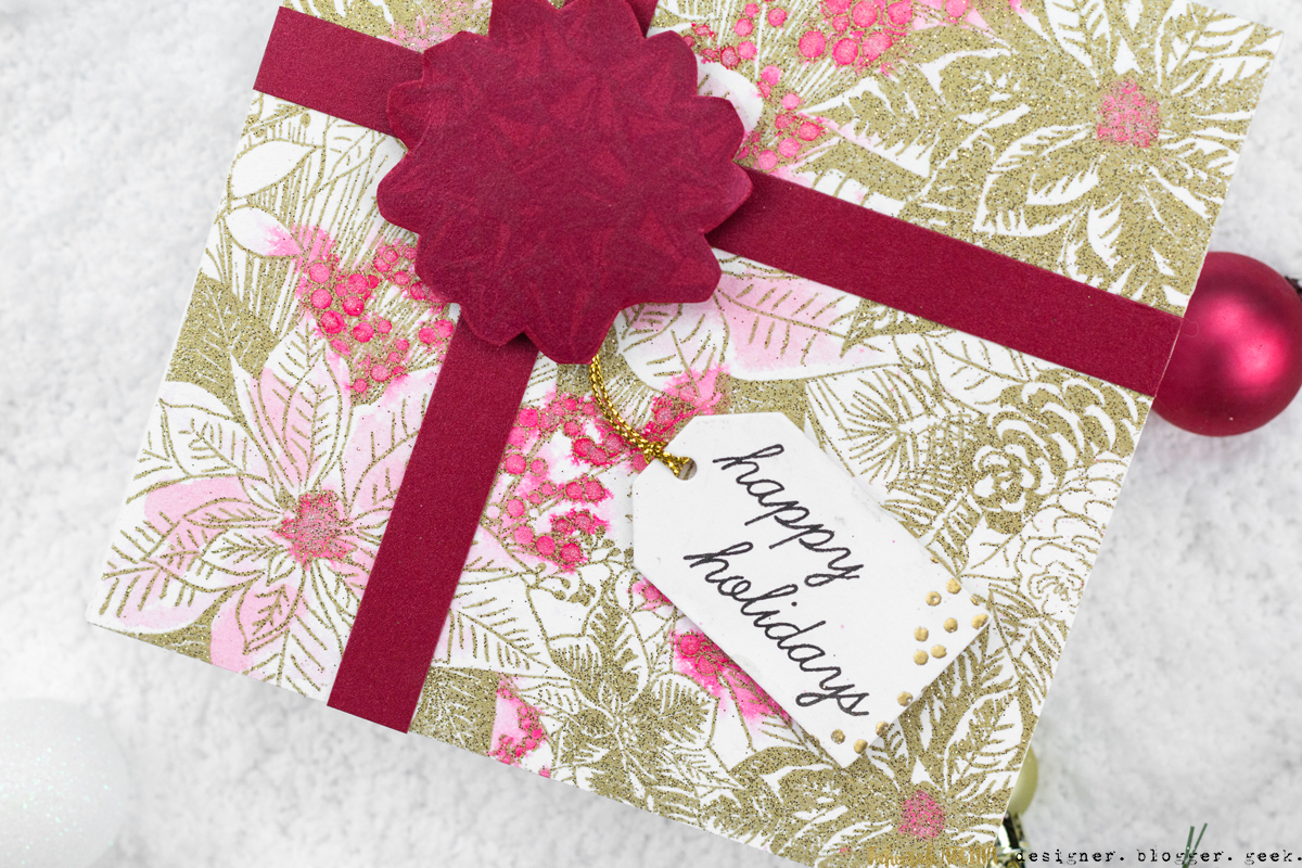 Happy Holidays Present Card by Taheerah Atchia