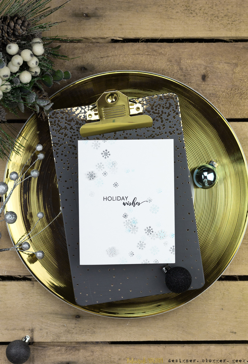 Holiday Wishes Snowflakes Card by Taheerah Atchia