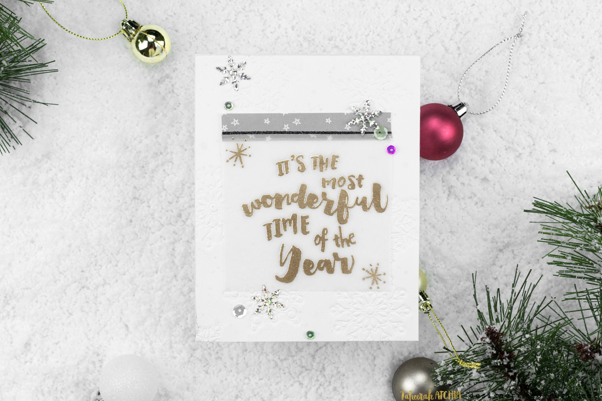 Most Wonderful Time of The Year Card by Taheerah Atchia