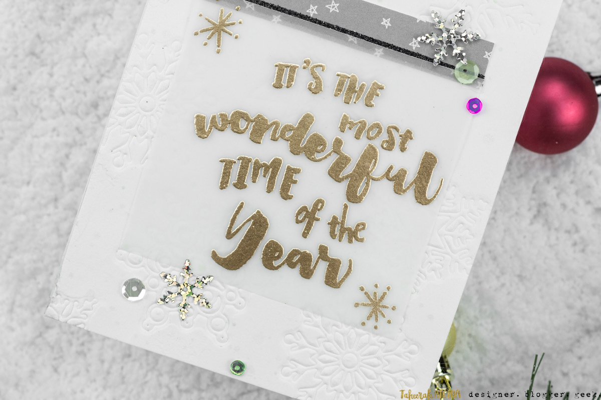 Most Wonderful Time of The Year Card by Taheerah Atchia