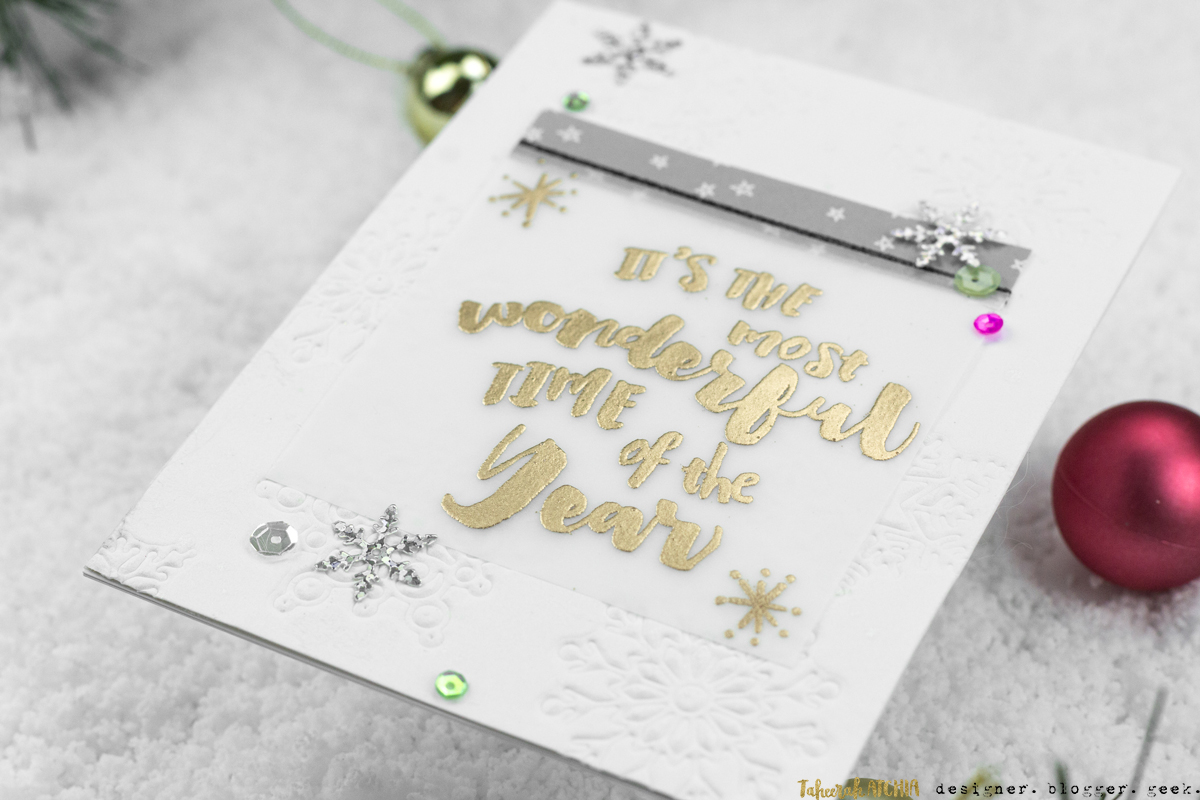 Most Wonderful Time of The Year Card by Taheerah Atchia