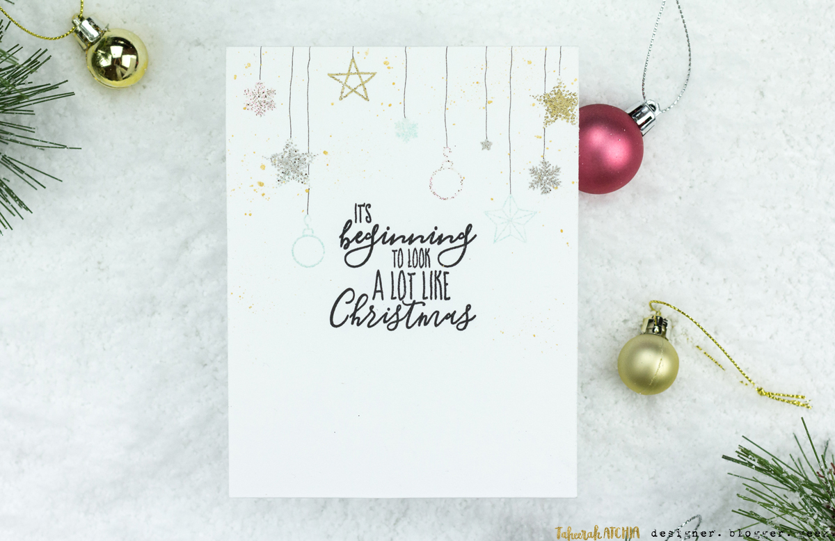 It's Beginning To Look A Lot Like Christmas Card by Taheerah Atchia