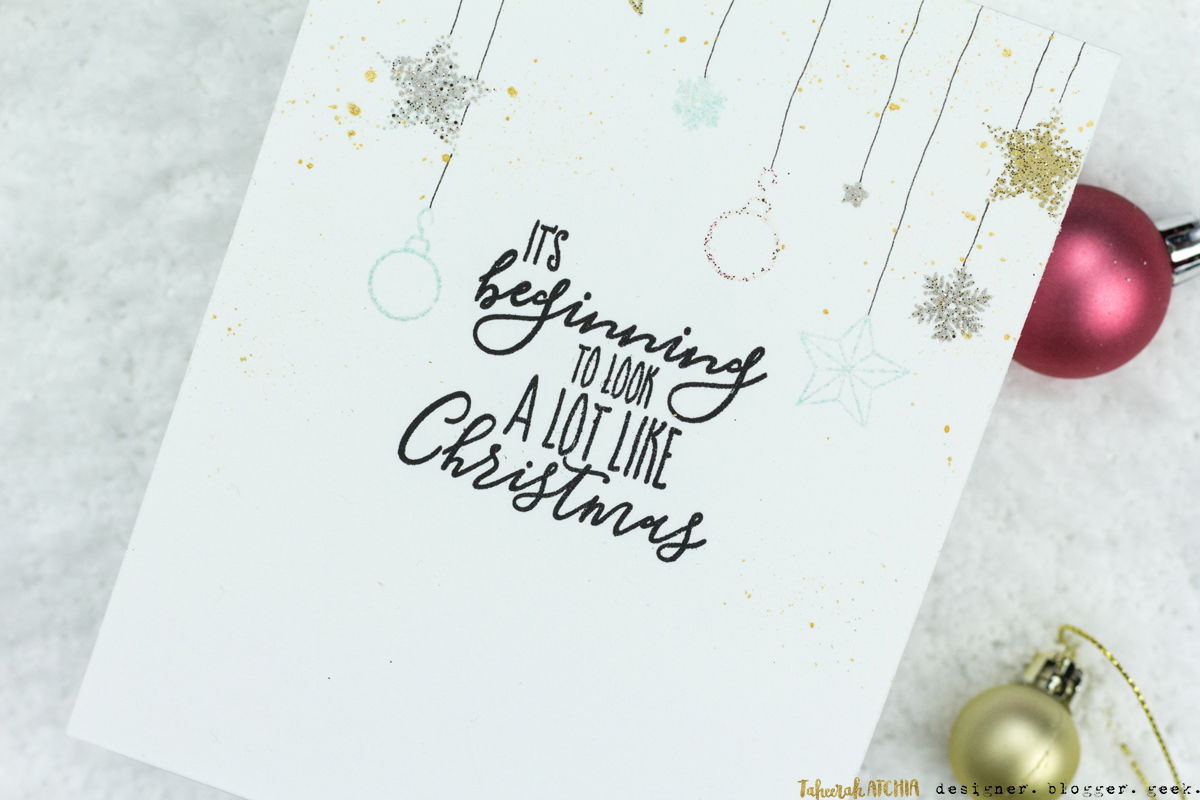 It's Beginning To Look A Lot Like Christmas Card by Taheerah Atchia