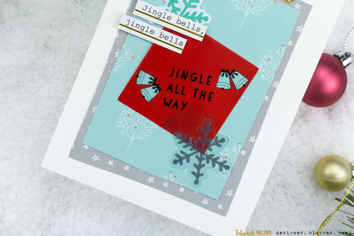 Jingle All The Way Christmas Card by Taheerah Atchia