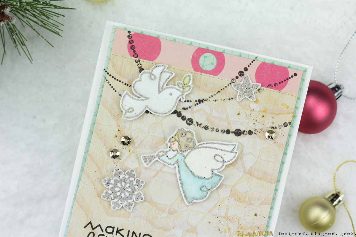 Making Spirits Bright Christmas Card by Taheerah Atchia