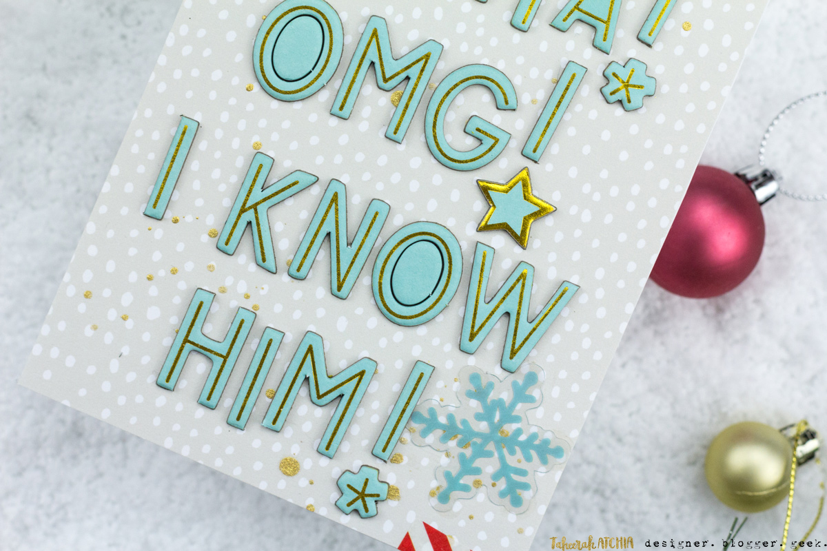 Santa! I Know Him! Christmas Card by Taheerah Atchia