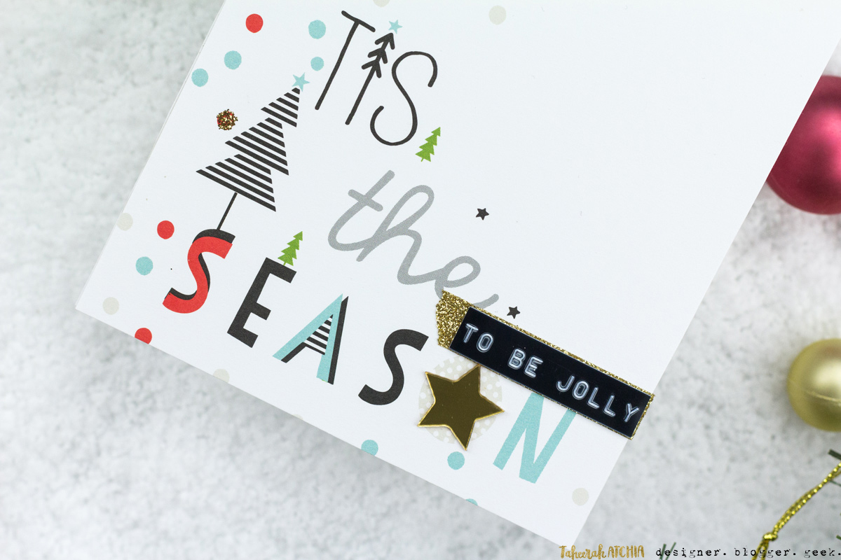 'Tis The Season Christmas Card by Taheerah Atchia
