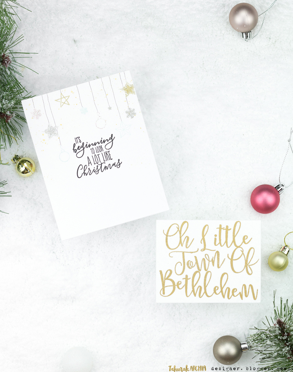 Two Types Of Christmas Celebration Cards by Taheerah Atchia