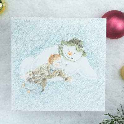 Walking In The Air 'The-Snowman' Christmas Card by Taheerah Atchia