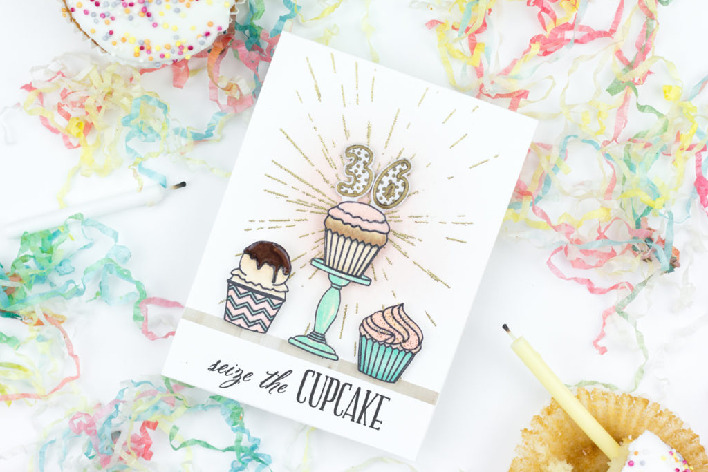 Seize The Cupcake Birthday Card by Taheerah Atchia