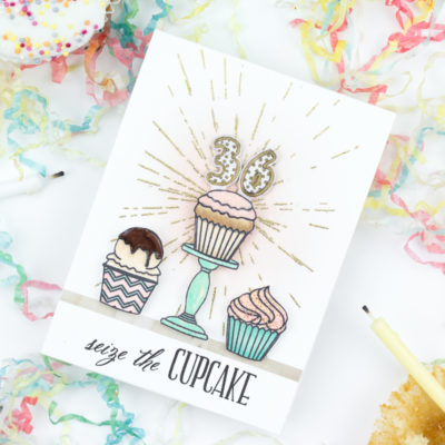 Seize The Cupcake Birthday Card by Taheerah Atchia