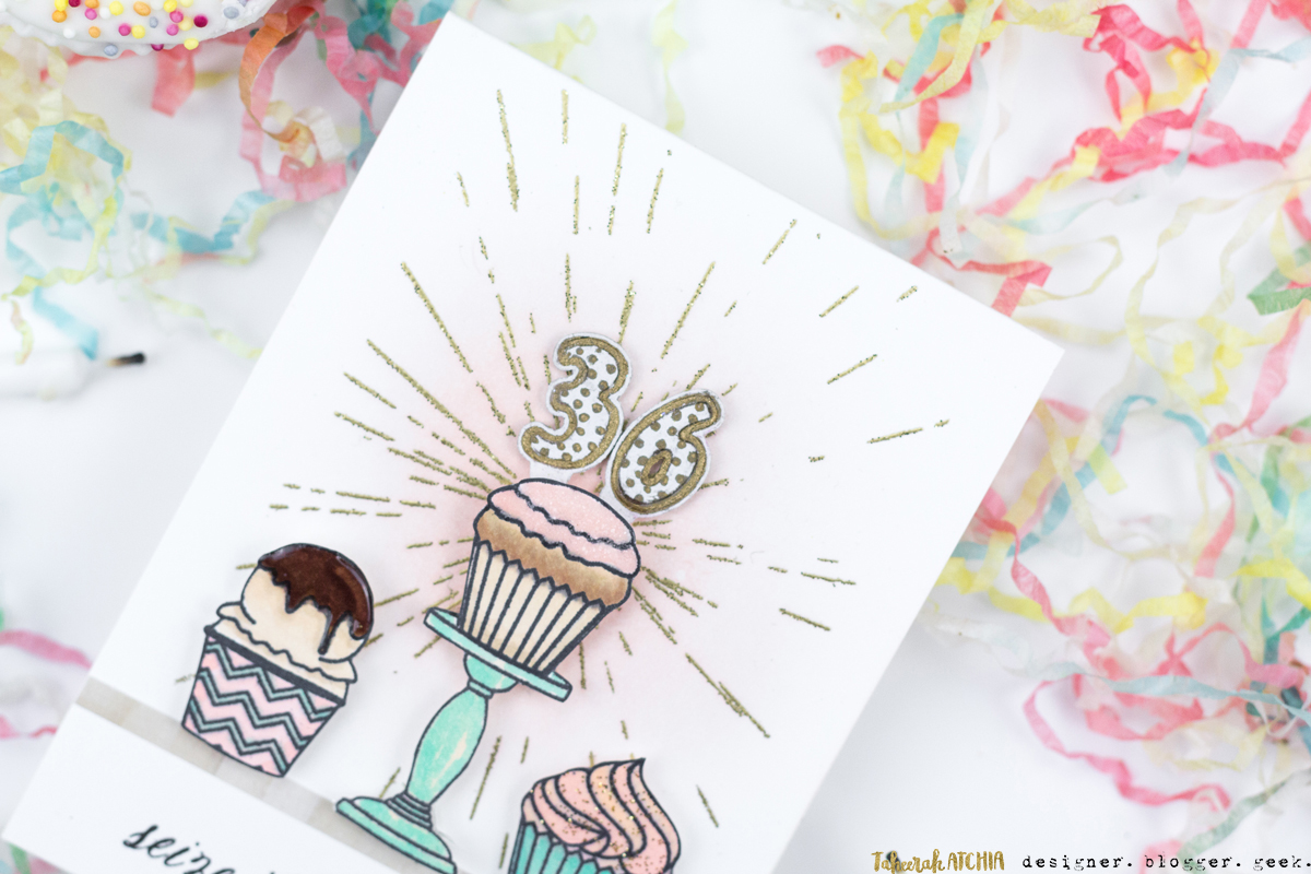 Seize The Cupcake Birthday Card by Taheerah Atchia