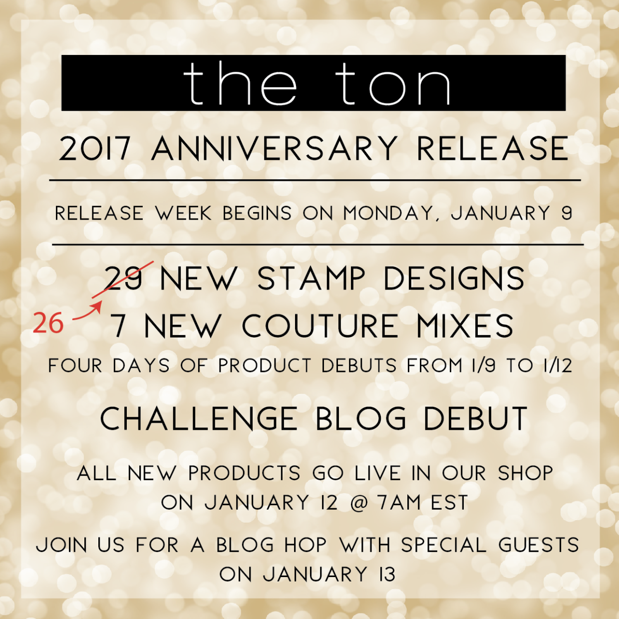 The Ton Anniversary Release Graphic