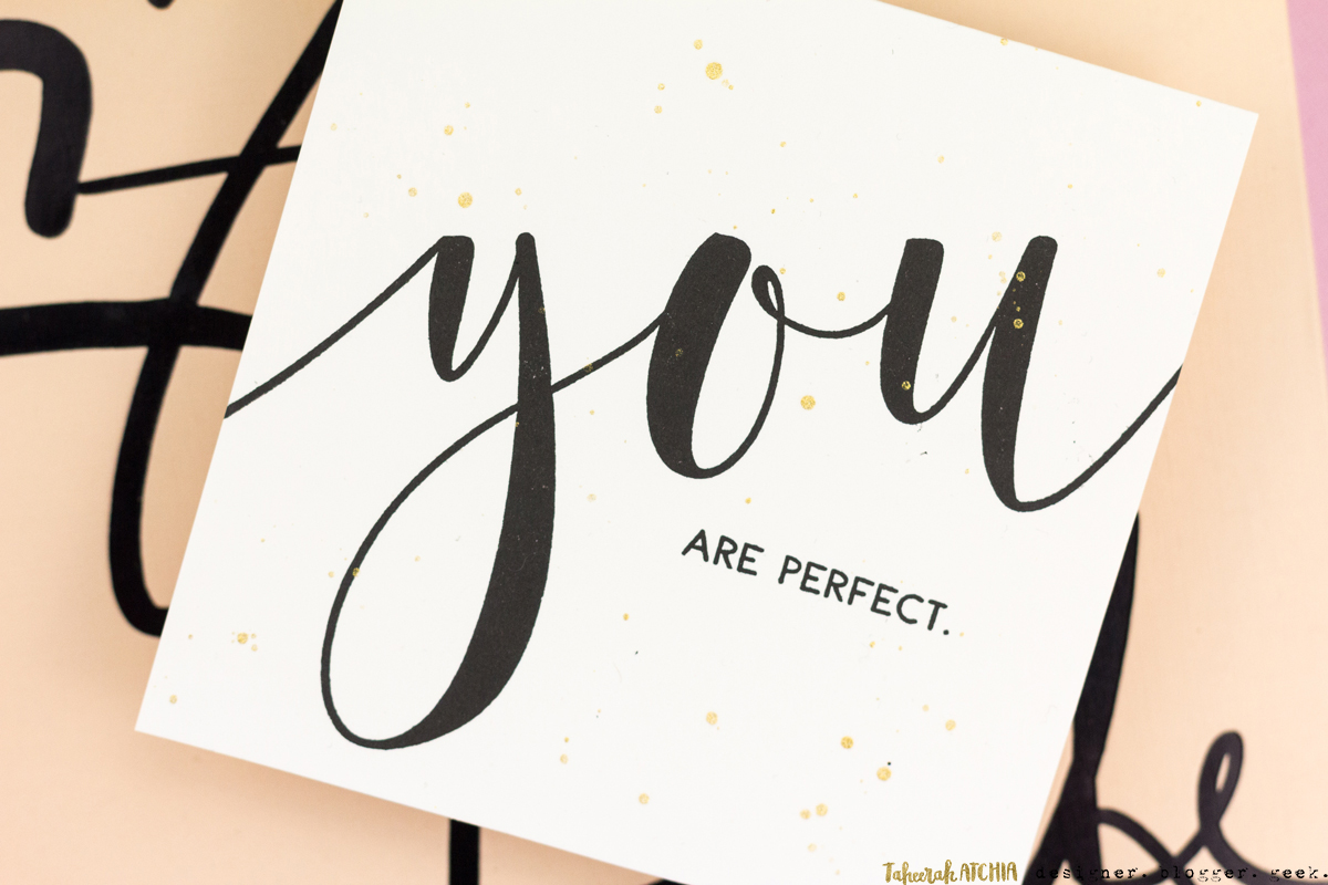 You Are Perfect Card by Taheerah Atchia