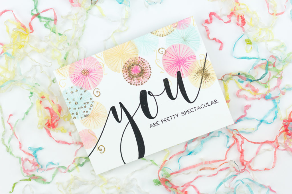 You Are Pretty Spectacular Celebration Card by Taheerah Atchia