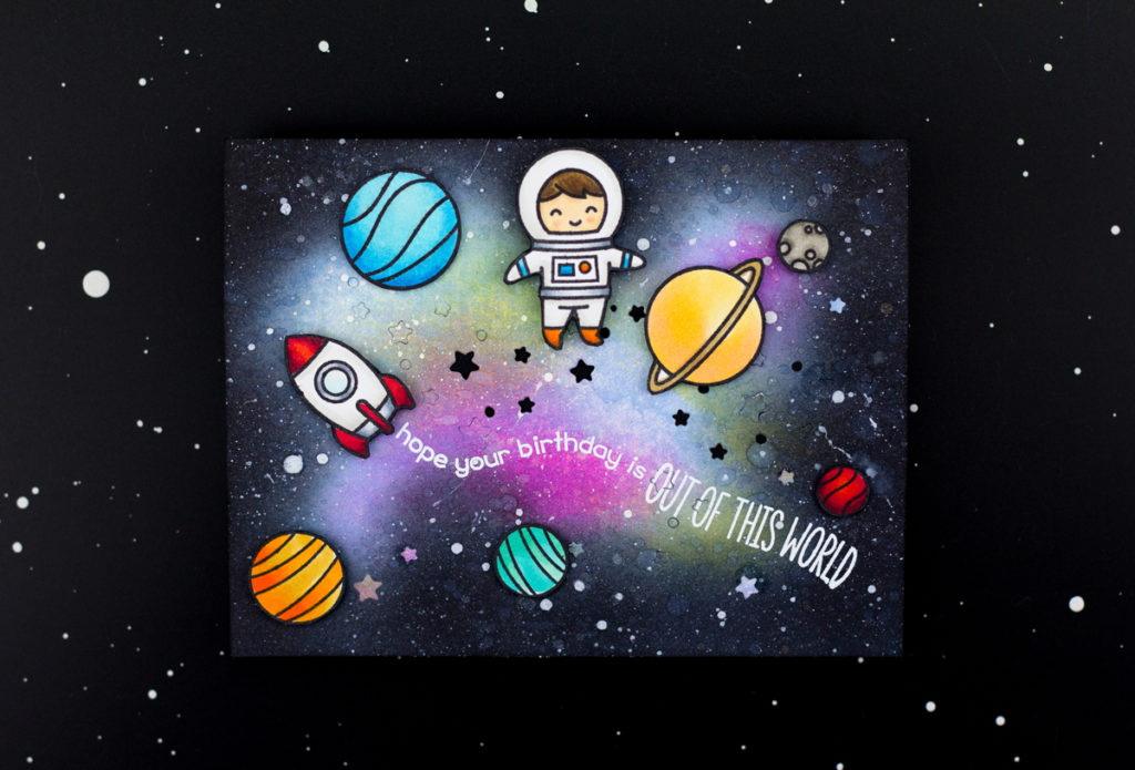 Out Of This World Birthday Card by Taheerah Atchia