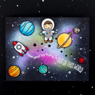 Out Of This World Birthday Card by Taheerah Atchia