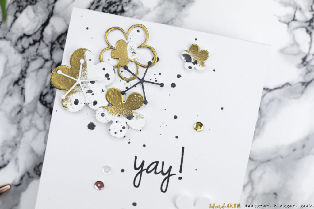 Yay Floral Cascade Card by Taheerah Atchia