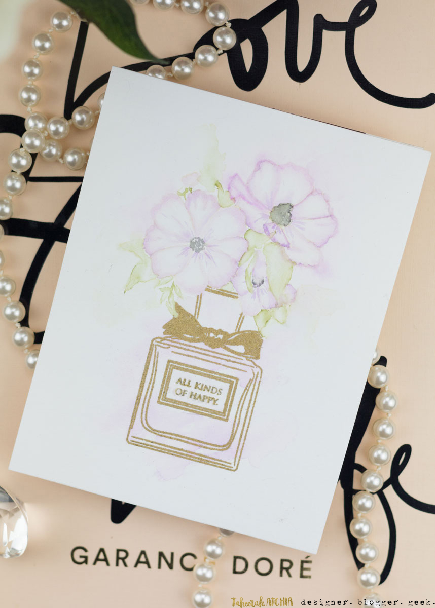 All Kinds Of Happy Wildflower Miss Dior Perfume Card by Taheerah Atchia