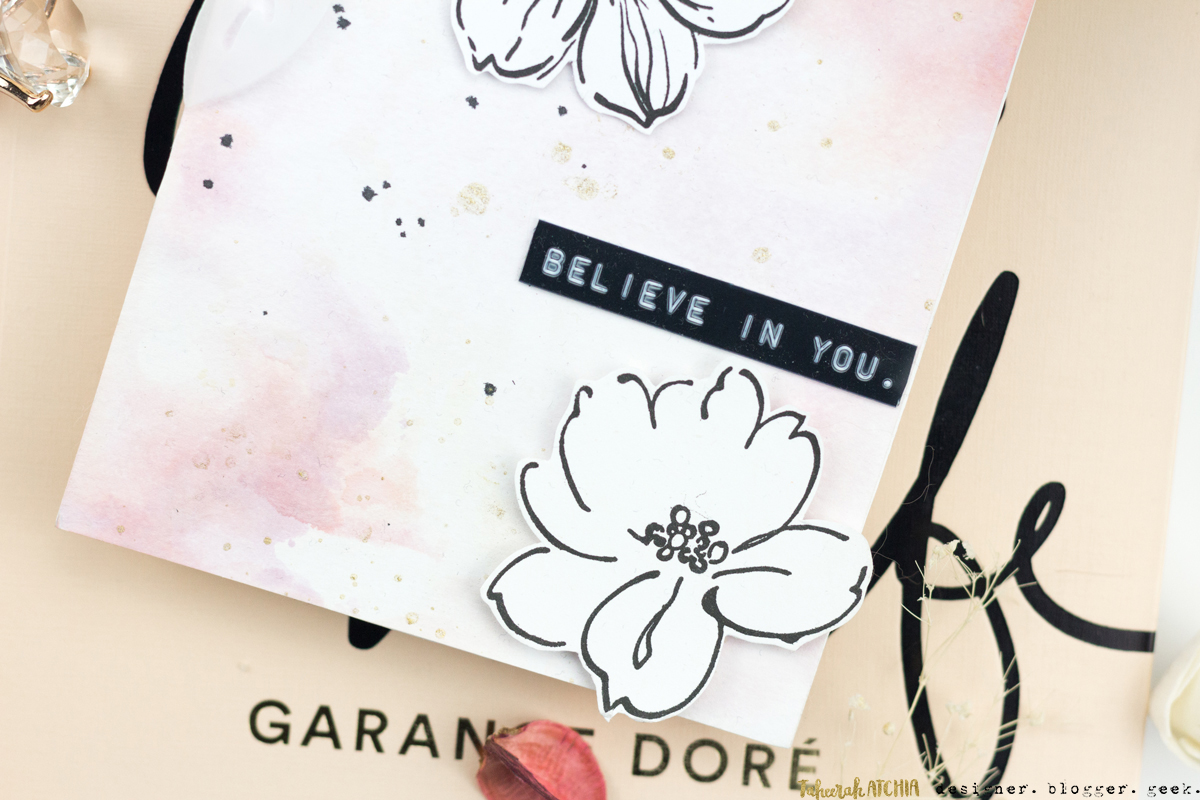 Believe In You (I Do) Hibiscus Card by Taheerah Atchia