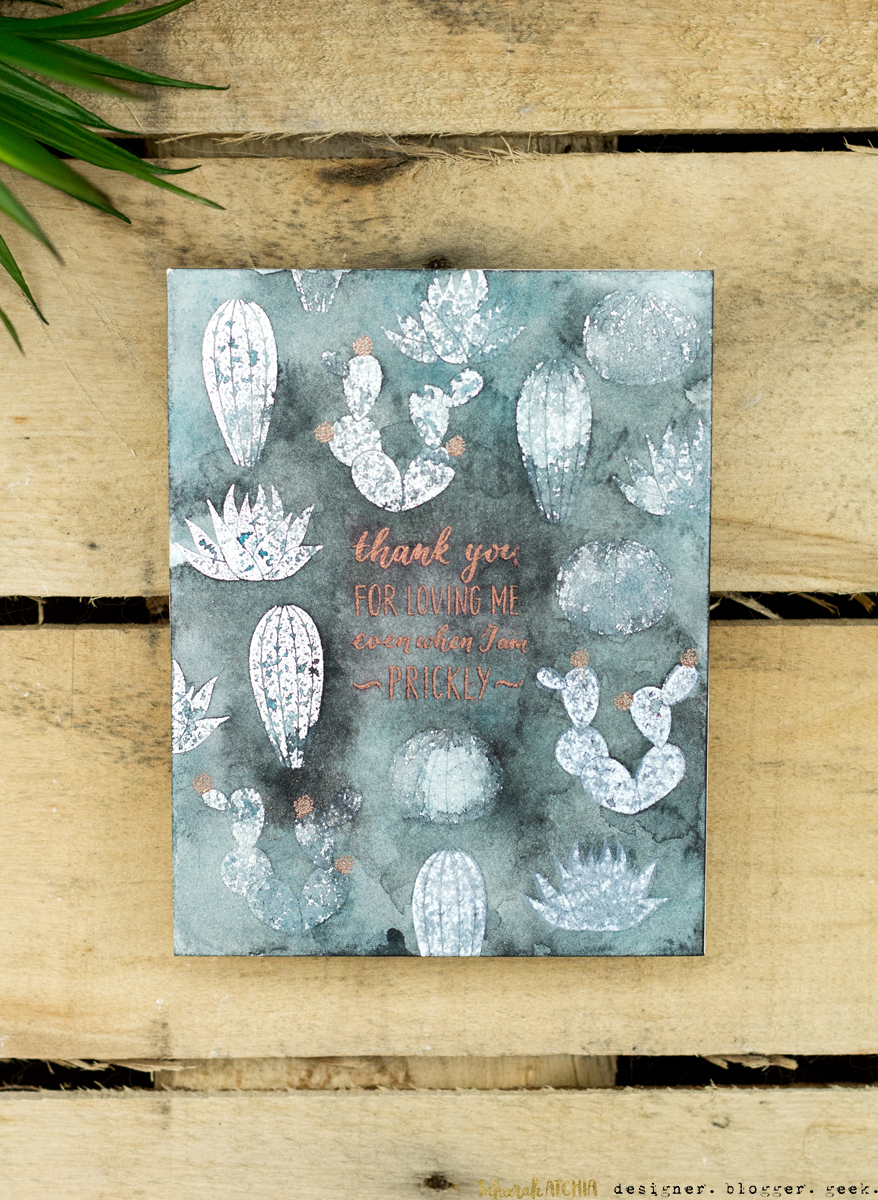 Cactus Love Card by Taheerah Atchia