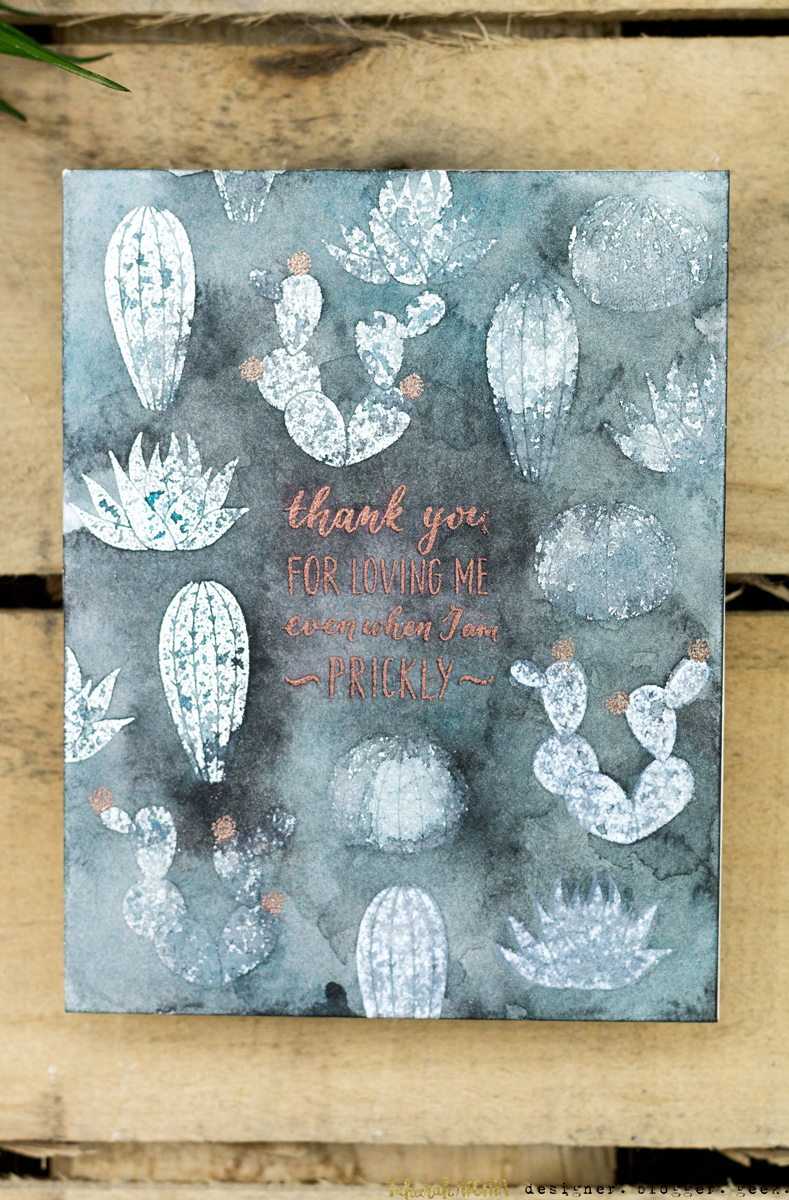 Cactus Love Card by Taheerah Atchia