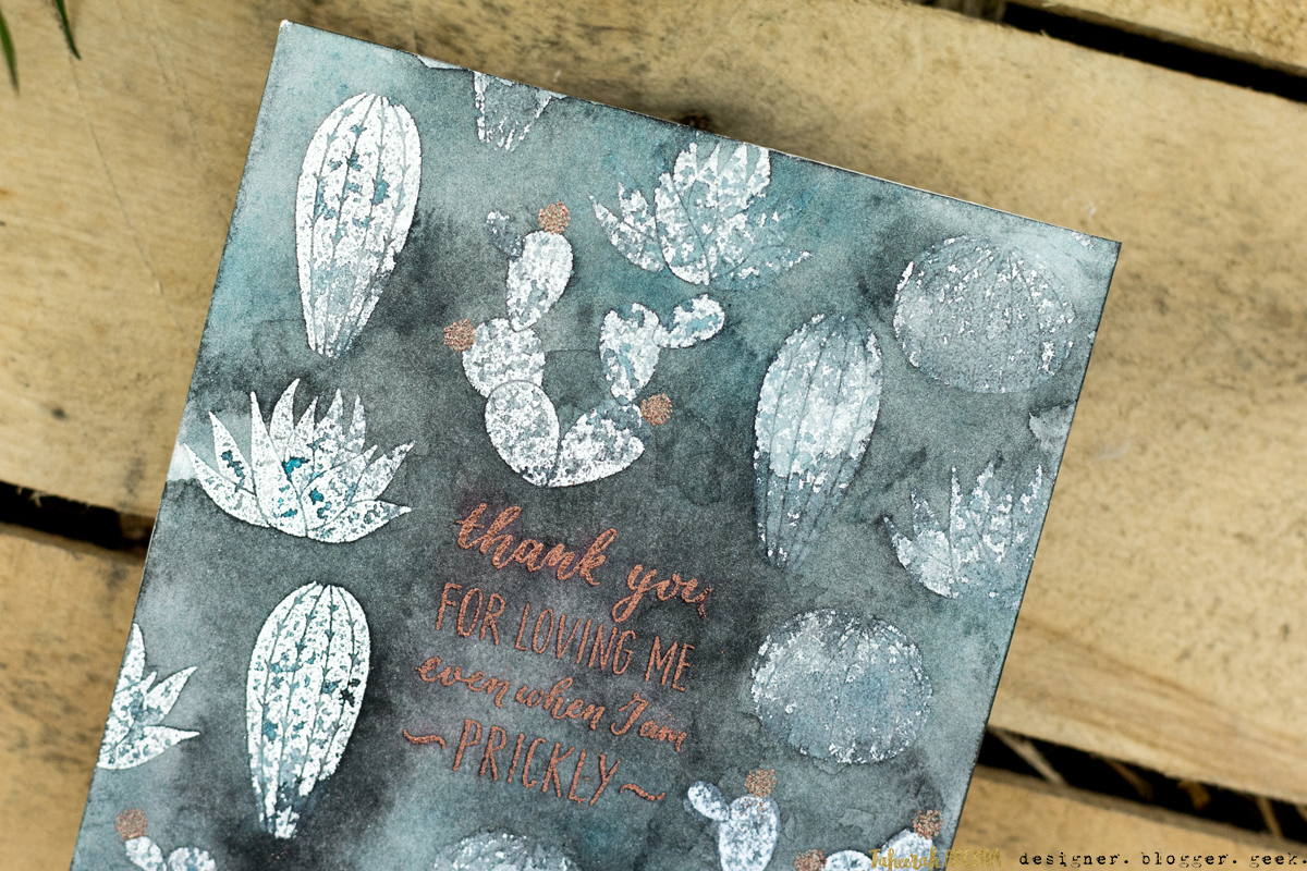 Cactus Love Card by Taheerah Atchia