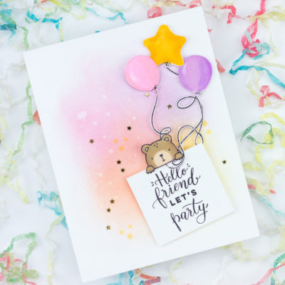 Party Bear Card by Taheerah Atchia