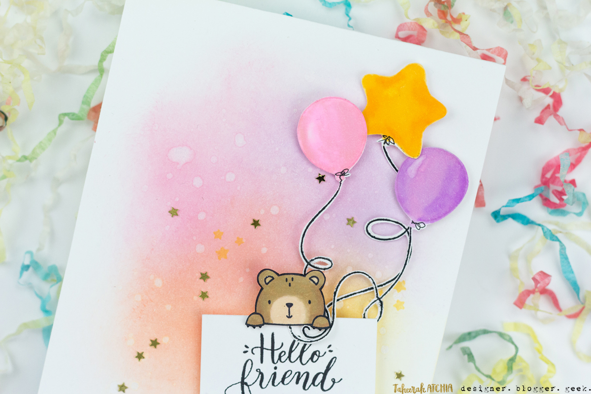 Party Bear Card by Taheerah Atchia