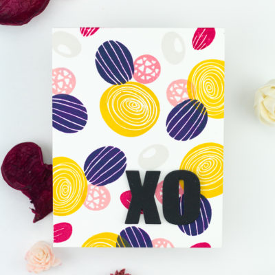 Bold XO Card by Taheerah Atchia