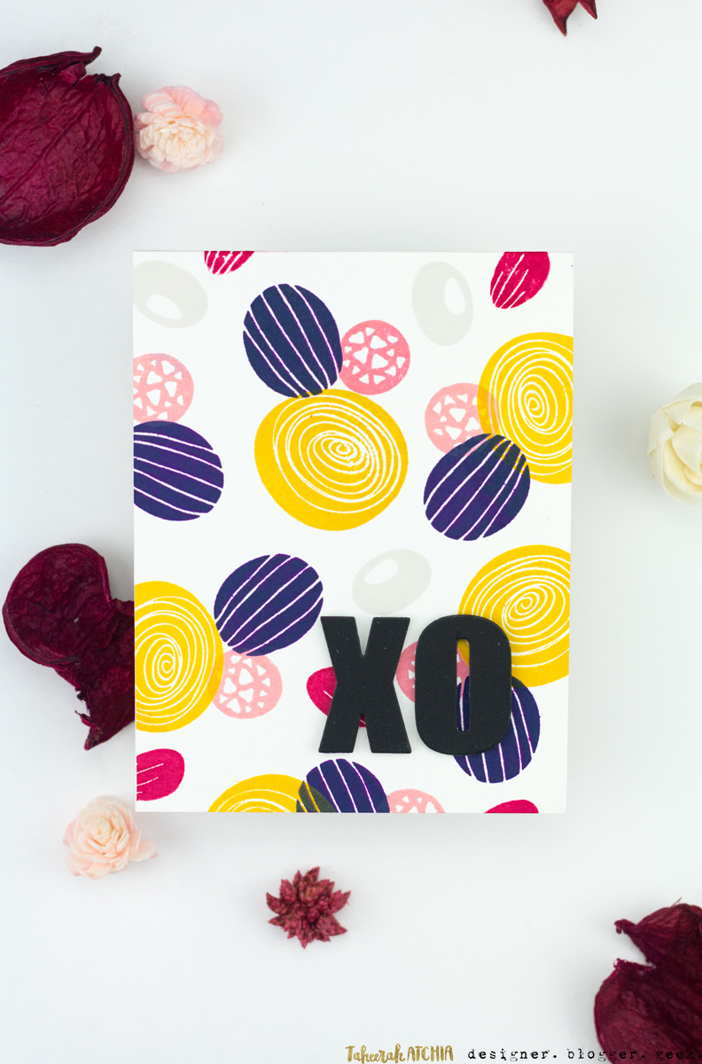 Bold XO Card by Taheerah Atchia