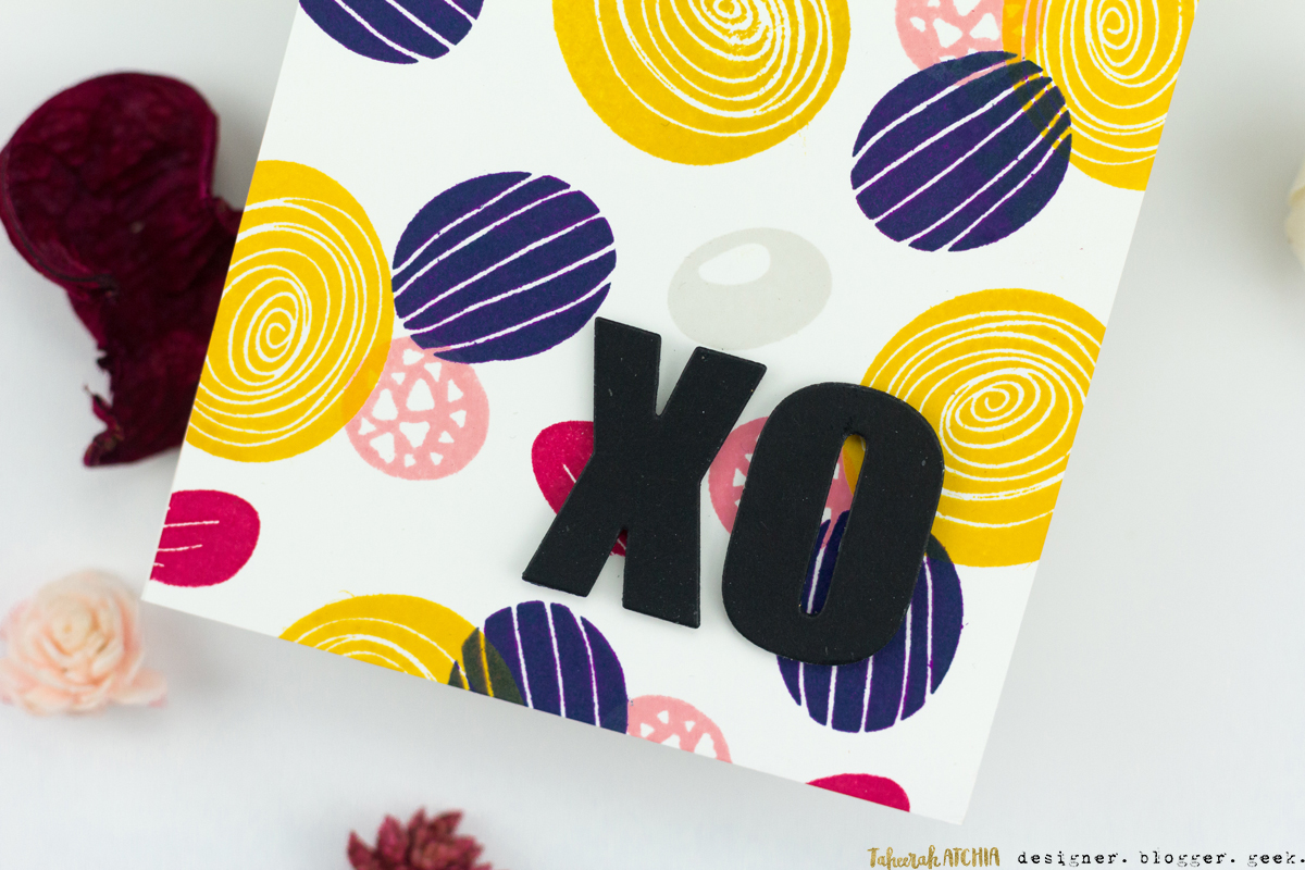 Bold XO Card by Taheerah Atchia