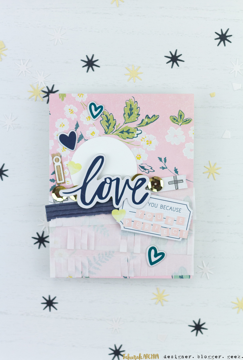 I Love You Because You're Perfect Card by Taheerah Atchia