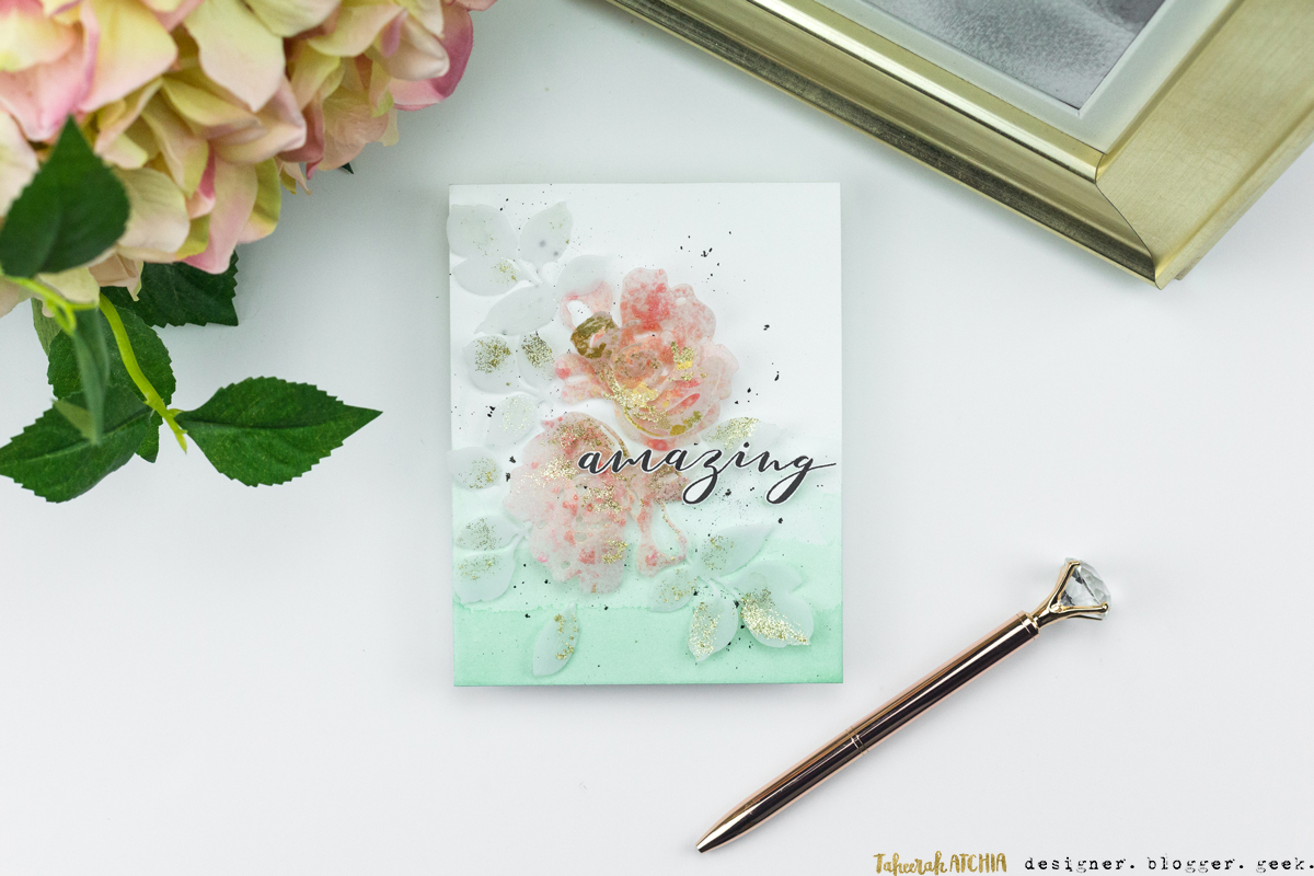 Amazing Floral Card by Taheerah Atchia