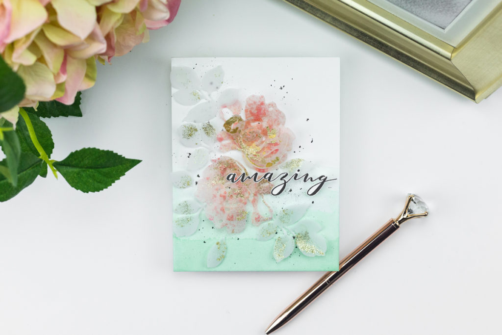 Amazing Floral Card by Taheerah Atchia