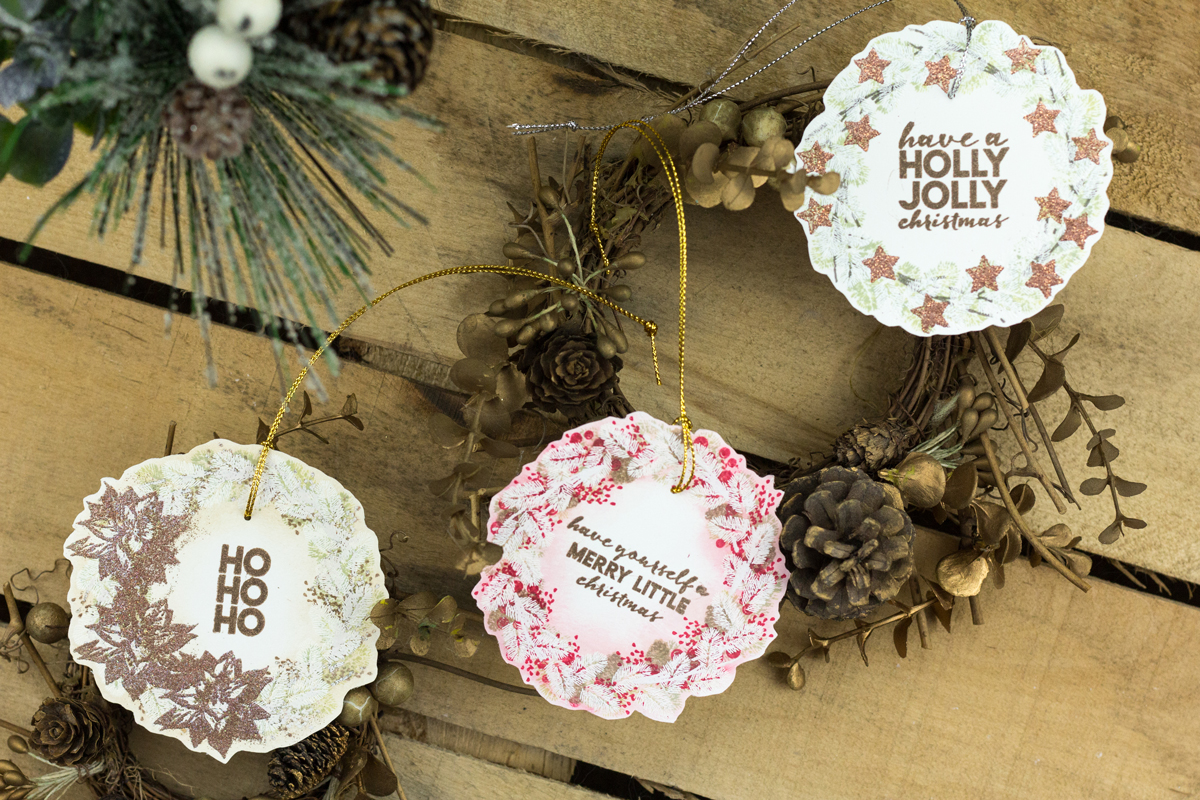 Christmas Wreath Gift Tags by Taheerah Atchia