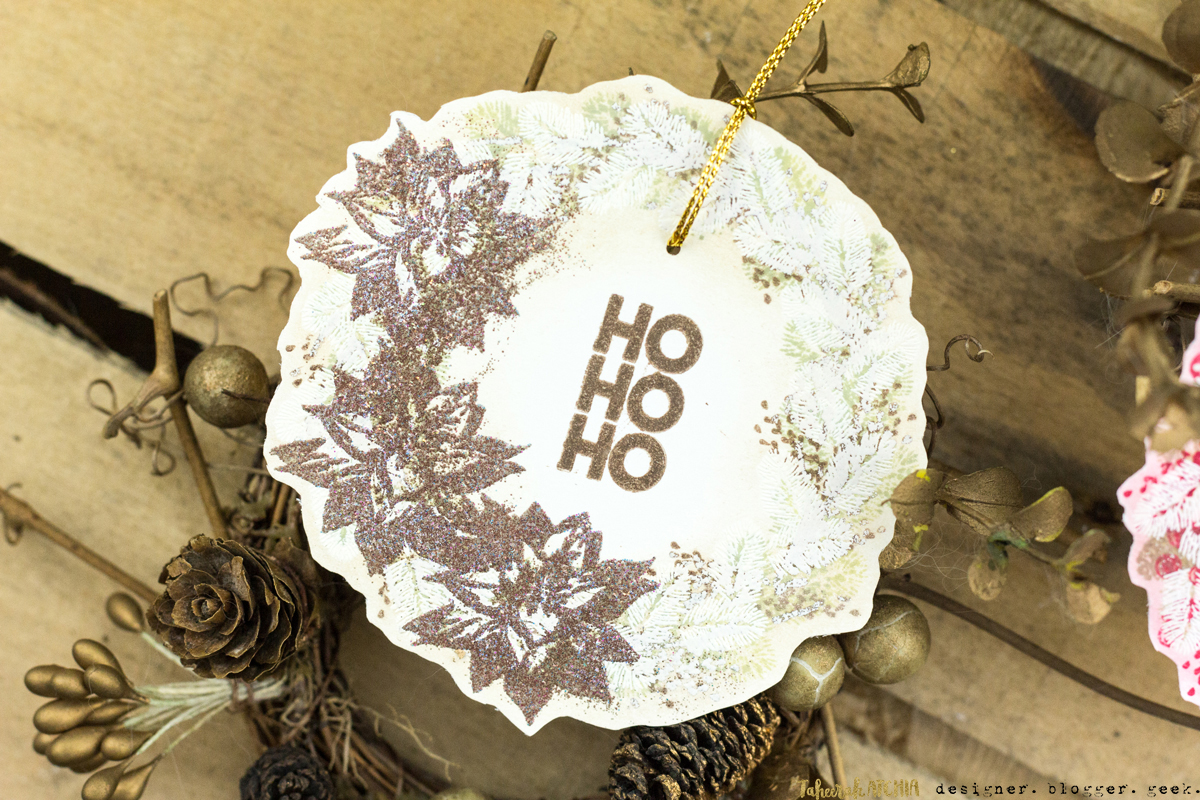 Christmas Wreath Gift Tags by Taheerah Atchia