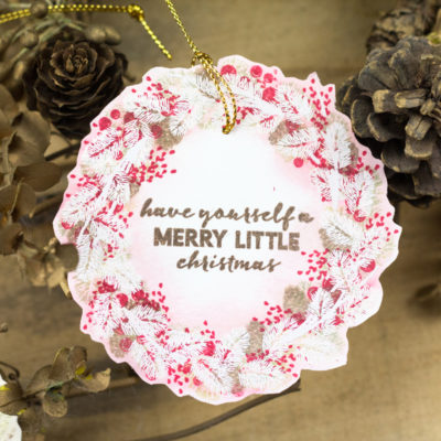 Christmas Wreath Gift Tags by Taheerah Atchia