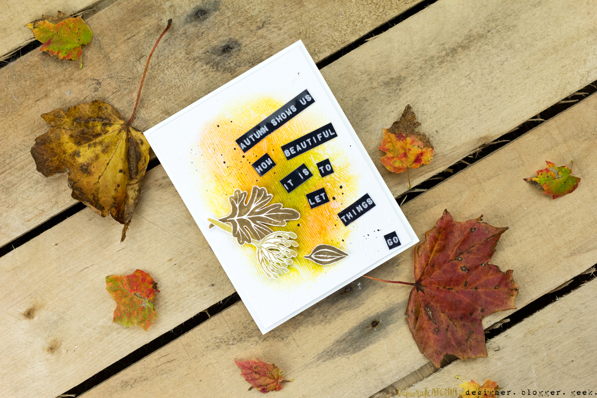 Autumn Shows Us How Beautiful It Is To Let Things Go Card by Taheerah Atchia