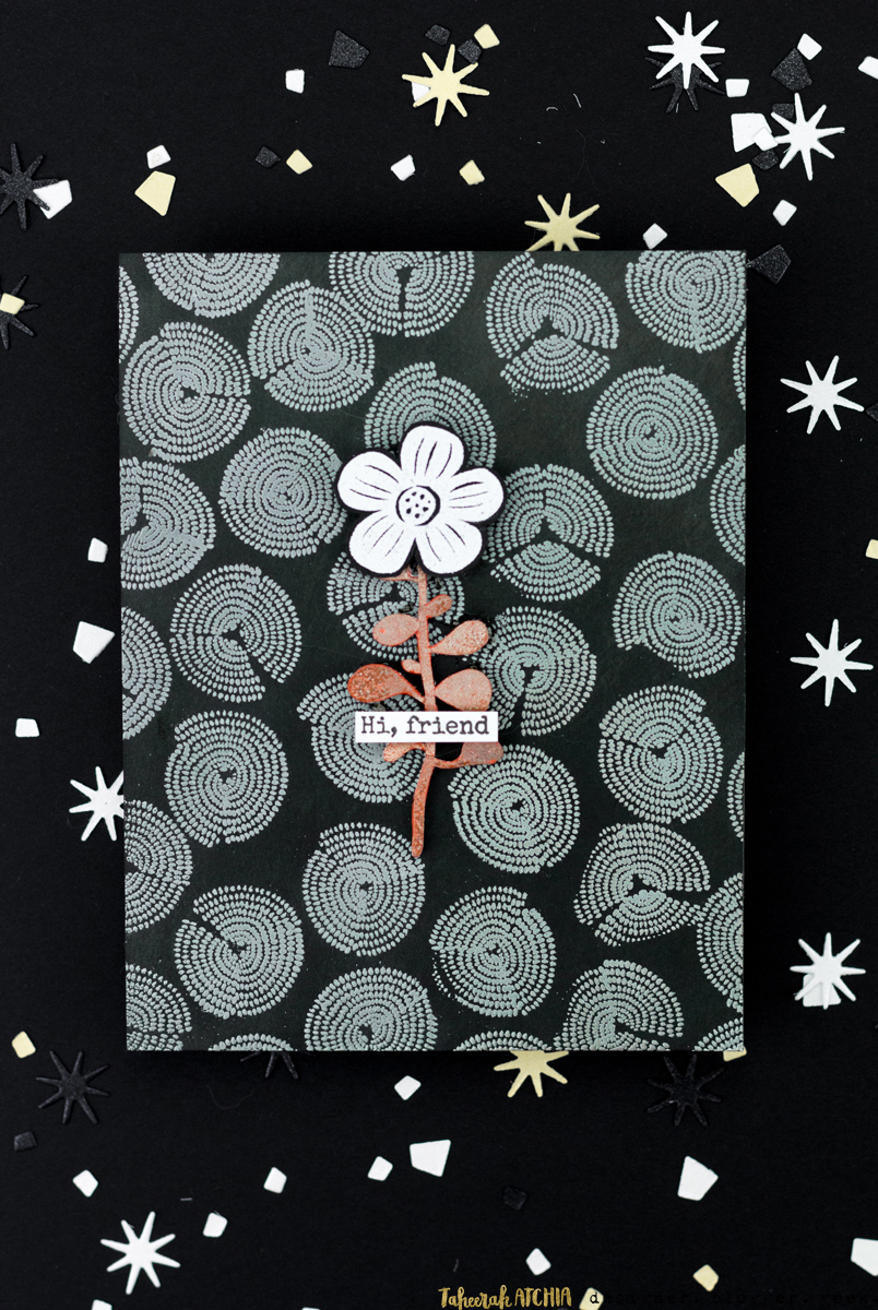 Hi Friend Flower Card by Taheerah Atchia