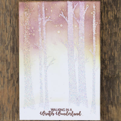 Winter Wonderland Christmas Card by Taheerah Atchia