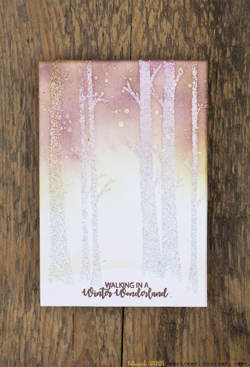 Winter Wonderland Christmas Card by Taheerah Atchia