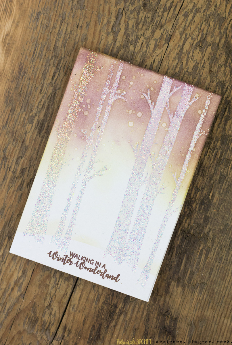 Winter Wonderland Christmas Card by Taheerah Atchia