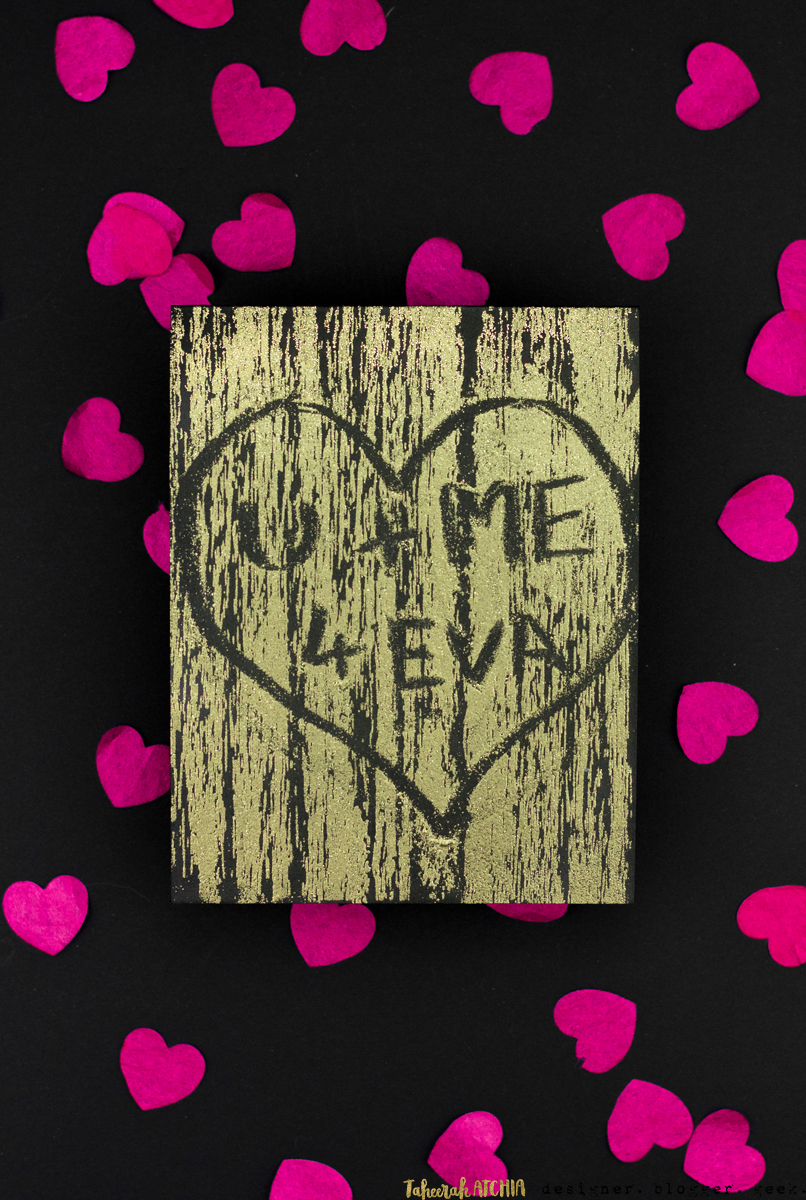 U + Me 4 Eva Carved Tree Card by Taheerah Atchia