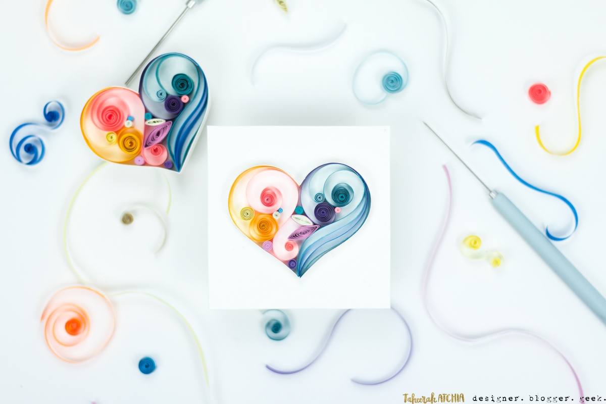 Quilled Hearts by Taheerah Atchia